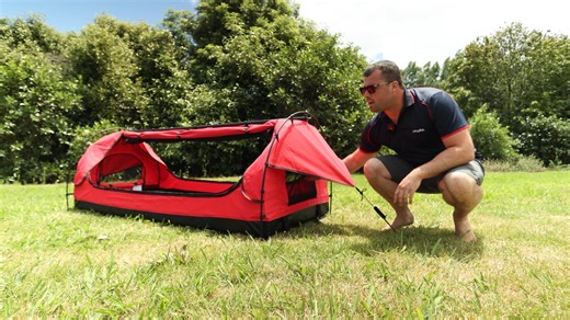 Swags. Simple. Comfortable. No nonsense. Whether you’re rolling solo in a Single Swag or spreading out in a Double, these are built for proper sleep — not “she’ll be right” sleep. Chuck it on the ground, roll it out, set up 3 poles and crawl in. Done. Available in Single and Double options. Find them online at xplora.co.nz #Xplora #SwagLife #SingleSwag #DoubleSwag #CampComfort #NoNonsenseCamping #SleepWell | Xplora NZ