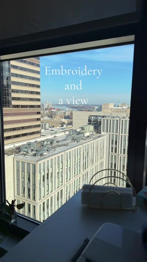 The best way to get these sweatshirts done #embroidery #embroiderythread #sewing #crafting