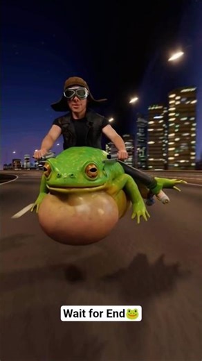 Frog flying😱🐸#shorts #viral