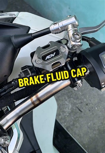Solid na brakefluid cap para sa mga pcx/adv/click160 naten mga bossing #brakefluidcap #brakefluidcapcover #motorcycleaccessories #adv160 #pcx160