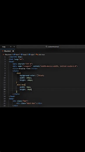 CSS Flexbox in 30 Seconds #day2 #css #flexbox #webdevelopment #frontend #coding #100DaysOfCode
