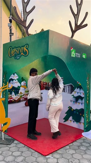 Herald College Kathmandu on Instagram: "POV: It’s Christmas Day and everyone’s throwing fits 🎄 The campus turned into a festive runway with cozy knits, bold reds, and Christmas cheer everywhere. The kind of day that makes you wish you didn’t miss it ✨🎅 #heraldcollegekathmandu #lifeathck #goldstandardhck #hck #christmas2025"