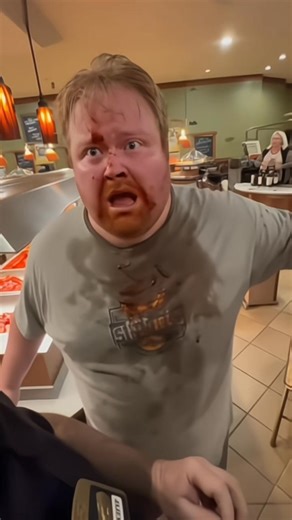 24K views · 232 reactions | Chaos at the buffet! An angry customer refuses to leave after being asked to step outside for “causing a disturbance.” #fypシ゚viralシfypシ゚ #fyp #viral #video #allyoucaneat #usa #police | Ionut Magadan | Facebook