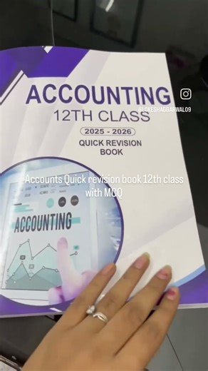 12th Accounts Quick revision book.