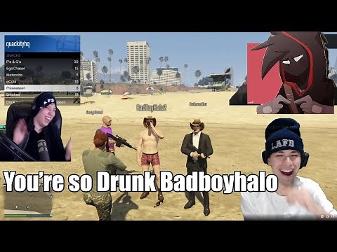 Badboyhalo, George, Quackity And Karl Plays GTA 5