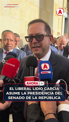 Lidio García Turbay asume presidencia del Senado