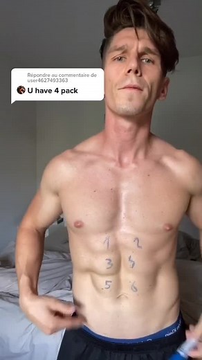 Répondre à @user4627493363 I will teach you How to count 1,2,3,4,5,6. 😂 #sixpackabs #fitness #lovefood #fit