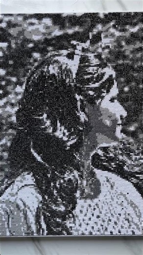 Tried Diamond Painting for the First Time | Full Process & Final Result ✨