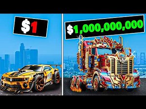 $1 to $1,000,000,000 Transformer Car in GTA 5