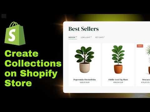 How to Create Collections on Shopify Store 📋