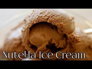 Homemade Nutella Ice Cream Recipe | Creamy and Irresistibly Nutty Delight By Zaisha's Kitchen