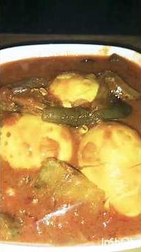 Vankaya, endi chepa, kodiguddulu 🍛 #cooking #food