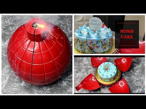 BOMB CAKE | Trending Bomb Cake Tutorial | How To Make Surprise Bomb Cake