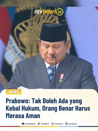 Presiden Prabowo Subianto mengingatkan agar tidak ada praktik kriminalisasi dalam penegakan hukum di Indonesia. Ia menegaskan bahwa setiap warga negara yang benar harus merasa aman dan dilindungi oleh sistem hukum yang berjalan. Pernyataan tersebut disampaikan Prabowo dalam peringatan Hari Bhayangkara ke-80 di Cikeas, Bogor, Rabu (1/7/2026). Dalam sambutannya, ia menekankan bahwa hukum harus menjadi pelindung rakyat dan tidak boleh bersifat tajam ke bawah namun tumpul ke atas. “Negara kita adala