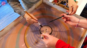 103K views · 865 reactions | Incredible Craftsmanship ✨ Sumi-nagashi, or marbling, is a dyeing technique and we were lucky to see Mr. Fukuda, who is now 92 years old, show us how to do it on Echizen washi (paper). --------------------------------------------- Click below to download our app Android: https://goo.gl/RkU9WE iOS: https://goo.gl/THf5BQ #ikiJapanTravel #JapanTravel #EchizenWashi #SumiNagashi #OnlyInJapan | Japaholic Global | Facebook