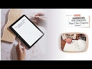 Stage 2 Year 3 Handwriting Lesson 1 | NSW English Curriculum | Letter Formation