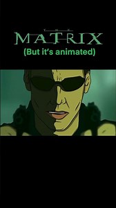 The Matrix but it’s animated… #thematrix #matrix #morpheus #scifi #animated #neo