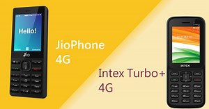 Jio Phone Vs Intex Turbo  4G: The 4G  Feature Phone Comparison