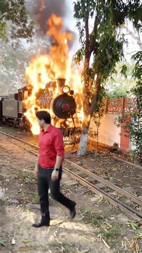 Fire Train towards the men... Please like and subscrib 🙏👍 Thankyou.