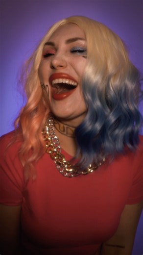 Halloween makeup Harley Quinn 👑 #halloweenmakeup #halloween #harleyquinn