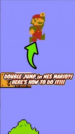 Double Jump in NES Mario?! Here's How to Do It! #nintendo #gaming #retro