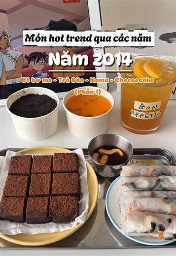 Năm 2014 (P1): Bánh tráng cuốn chấm bơ me - Trà Đào - Nama Chocolate - Cheesecake #yummysaigon #2014 #8x9x #hottrend #mukkbang