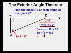 Exterior Angle Theorem