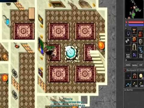 Tibia by; Biel - Blue Djin Quest FULL pt. 1 (Join, Missão 1 e 2)