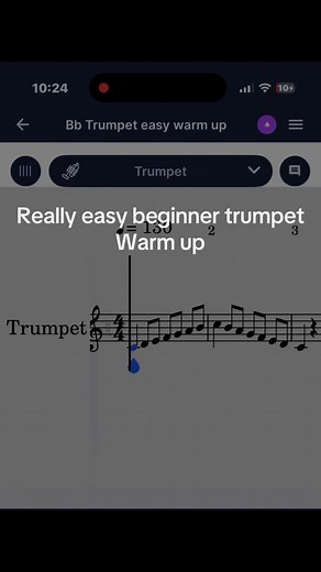 Beginner Trumpet Warm-Up: Really Easy Exercises