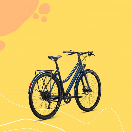 Ampler Stellar: Flexibles City-E-Bike mit niedrigem Rahmen