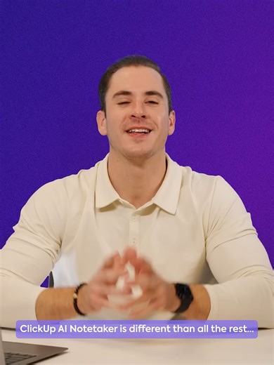 ClickUp AI Notetaker - Automatic Meeting Notes that Connect to Docs _ Tasks