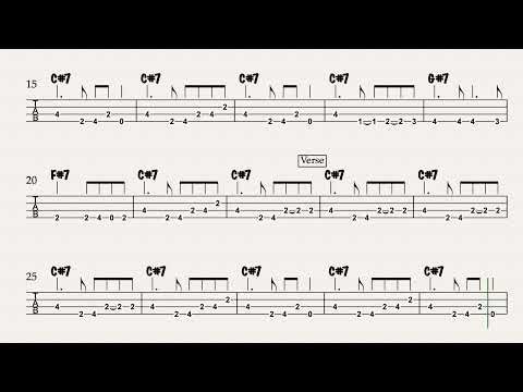 Born Under A Bad Sign bass tab - Albert King