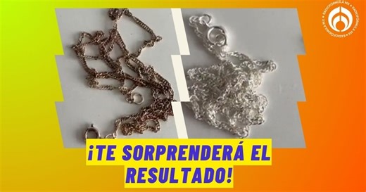 Olvídate del bicarbonato: este truco limpia la plata que se puso negra al instante