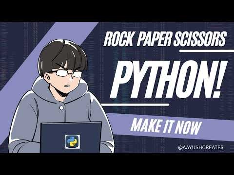 I made a ROCK PAPER SCISSORS GAME with python