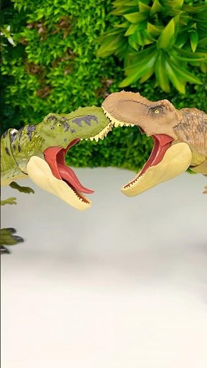 Jurassic Park Green Vs Brown T Rex #dinosaurs