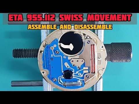 How To Service ETA 955.112 Movement | Assemble and Disassemble Tutorial | SolimBD