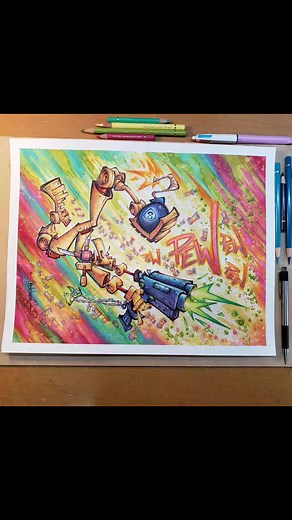 1.1K views · 38 reactions | Scud Commish is done! I colored this live...