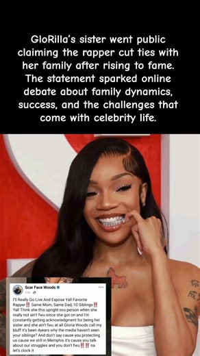 “GloRilla Cut Off Her Family? Her Sister Speaks Out 😳🔥” #celebritynews