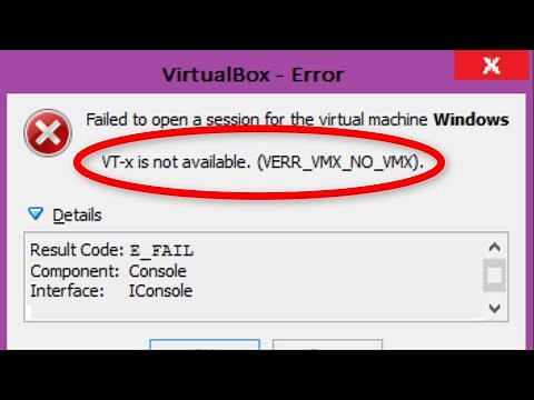 How To Fix VT-X Is Not Available (VERR_VMX_NO_VMX) Error Windows 10 || Fix VirtualBox Error