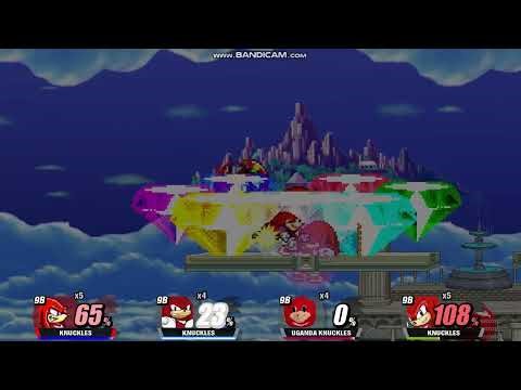 Ssf2 FMC knuckles v2 vs knuckles vs uganda knuckles vs knuckles v1
