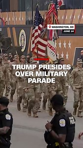 1.5M views · 17K reactions | CNN's Kristen Holmes reports as soldiers, tanks and fighting vehicles paraded through the streets of Washington, DC, to celebrate the US Army's 250th anniversary, which coincided with Trump's birthday. | CNN | Facebook