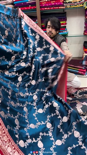 This Saree Is For My Daughter’s Wedding Day! Visit our store for exclusive collections or shop online from anywhere. Navy Blue and Red Zari Katan Silk Banarasi Saree Price: ₹7,500 SKU: SR-0985 🏪 Store: Mohsin Textiles, Varanasi, India 📍 Find us on map: https://maps.app.goo.gl/ZQnKUW1ZSn3b9GCp9 📞 Contact: 91 8810859381 🛍️ Shop Online: mohsintextiles.com #mohsintextiles #saree #viral #silk #fyp
