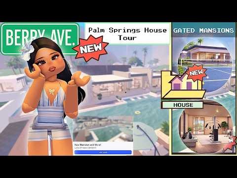 NEW Palm Springs Mansion Tour! 🌴 Berry Avenue Update 2026