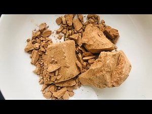 Eating Brown Clay Soil