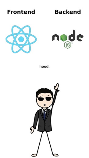 React vs Node.js — Frontend or Backend? ⚛️🟢 #react #nodejs #javascript #webdevelopment #techshorts