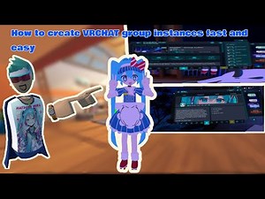 (VRCHAT) How to create Room instances ￼in groups Fast and easy VRCHAT Tutorial