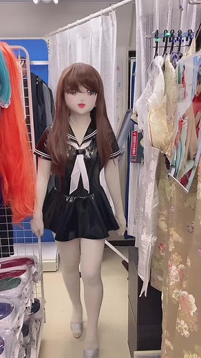 #コスメイトオリジナル#ストレッチエナメル半袖セーラーレオタード#ホワイトフィルター