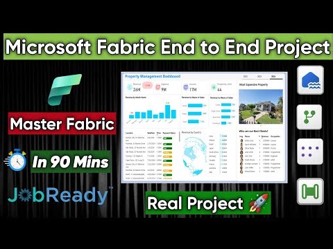 End-to-End Microsoft Fabric Project 🚀 | Step-by-Step Full Tutorial (Beginner to Advanced)
