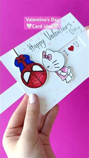 Cute DIY Valentine’s Day card idea💖