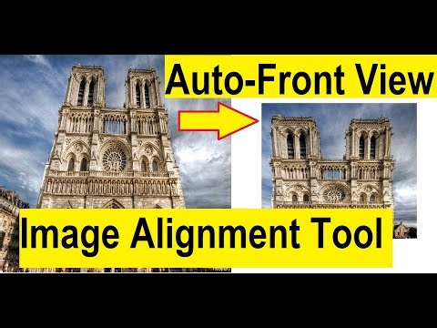 Matlab Based Image Alignment Tool using SVD based Homography